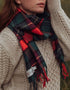 John Hanly Lambswool Scarf Kilgore Tartan