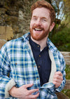Lee Valley Fleece Lined Shirt | Blue Tartan