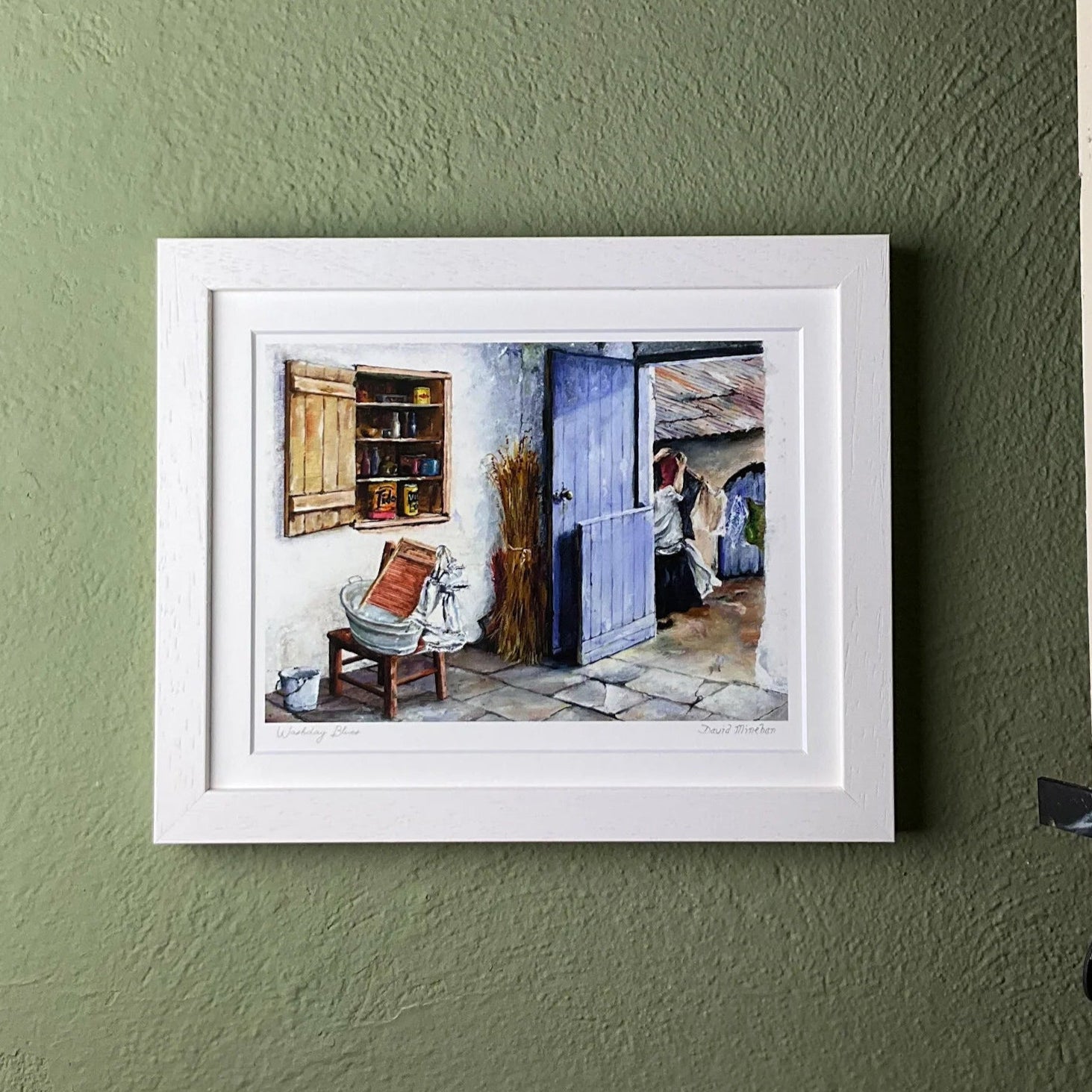 Blue Shoe Gallery Irish Art | Washday Blues