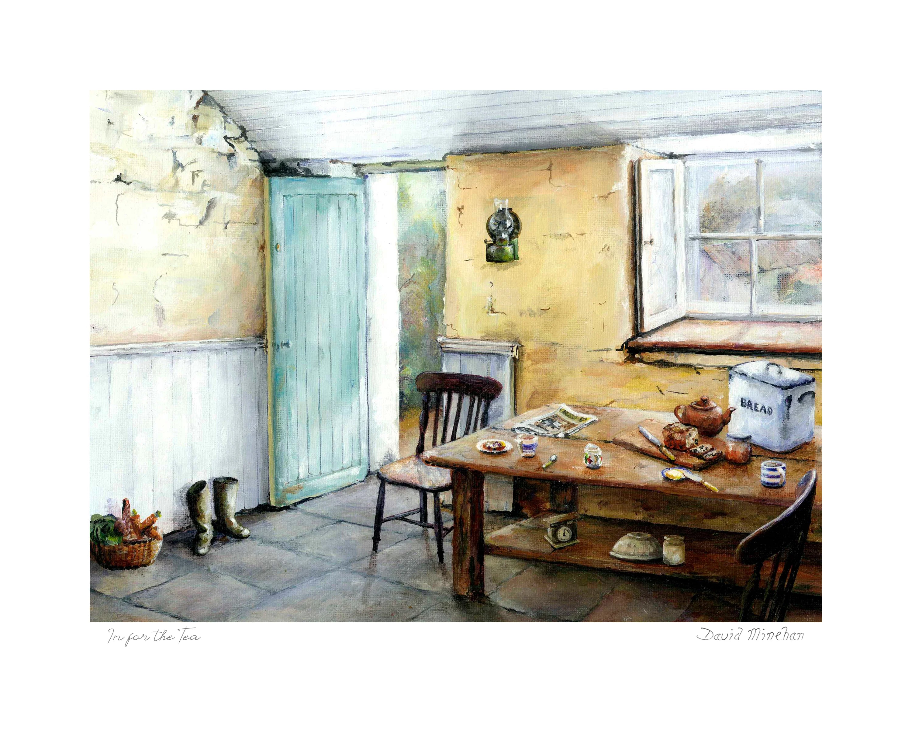 Blue Shoe Gallery Irish Art | In for the tea