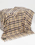 John Hanly Camel of Merrick Tartan Blanket