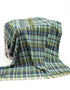 John Hanly Green Lambswool Blanket