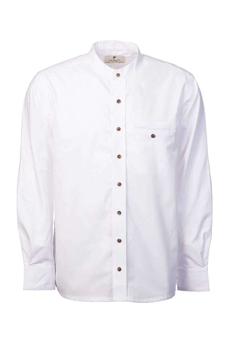 Mens Comfort Cotton Grandfather Shirt