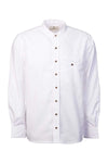 Men's Comfort Cotton Grandfather Shirt | Optic White