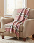 John Hanly Pink Beige Loden Throw