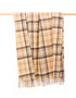 John Hanly Lambswool Throw | Brown Check