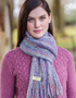 Mucros Mohair-Viskose-Schal - Irisch gewebt