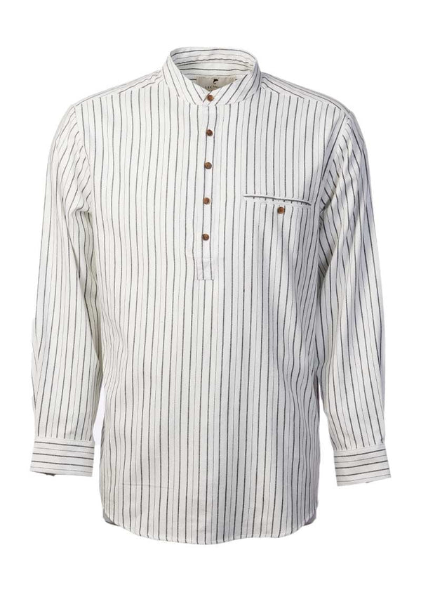 Lee Valley Grandfather Shirt | Black Stripe