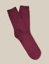 West of Ireland Cashmere Mix Socks | Wine