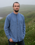 Civilian Heavyweight Grandfather Stripe Shirt
