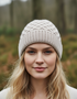 Aran Merino Wool Hat - Oatmeal