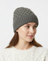 Aran Merino Wool Hat - Army Green
