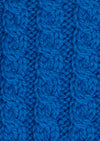 Aran Cable Knit Cardigan | Blue