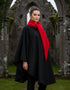 Jimmy Hourihan Cape with Velvet Trimmed Convertible Hood