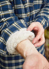 Lee Valley Fleece Lined Shirt | Navy Green Check