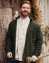 Lee Valley Fleece Lined Shirt | Forest Green Check