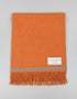 Foxford Lambswool Throw | Dara - Clementine