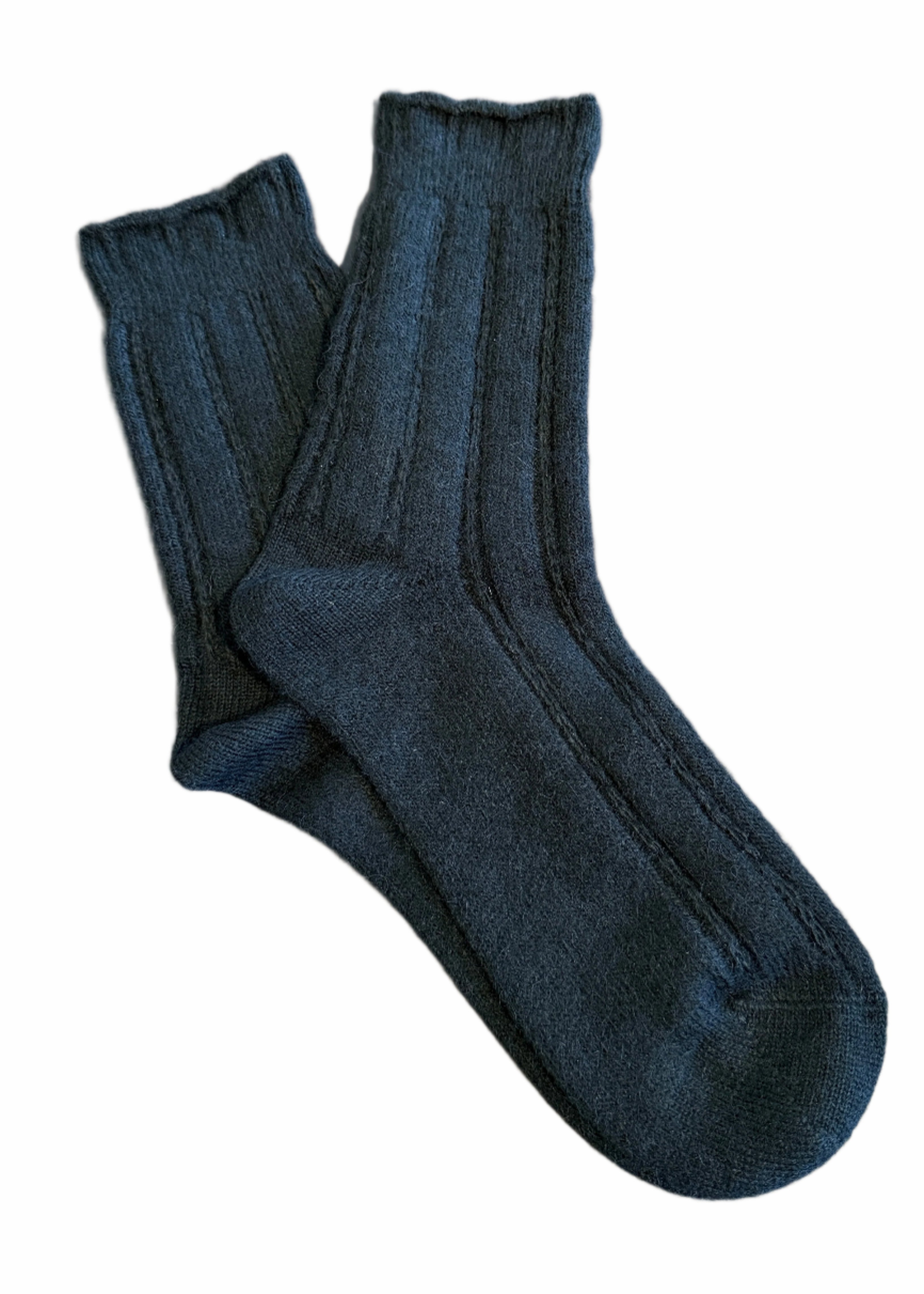 West of Ireland Superfine Alpaca Socks | Black