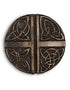 Celtic Love Cross | Bronze Wall Art