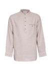 Lee Valley Grandfather Shirt | Red Navy Stripe