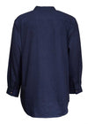 Lee Valley Grandfather Shirt | Navy Melange Twill
