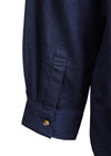 Lee Valley Grandfather Shirt | Navy Melange Twill