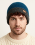 Erin Charcoal Rib Pullon Hat | Blue Charcoal