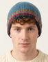 Erin Men's Rib Pullon Hat | Denim Blue