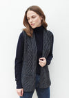 Caher Aran Celtic Gilet - Charcoal
