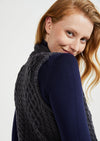 Caher Aran Celtic Gilet - Grey