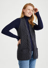 Caher Aran Celtic Gilet - Grey