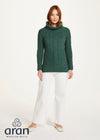 Ladies Aran Roll Neck Sweater