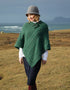 Aran Poncho | Connemara Green