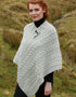 Aran Poncho | Oatmeal