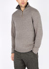 IrelandsEye Men's Zip Sweater | Ghost Grey