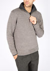 IrelandsEye Men's Zip Sweater | Ghost Grey
