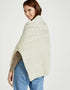 Aran Pocket Shawl | Natural