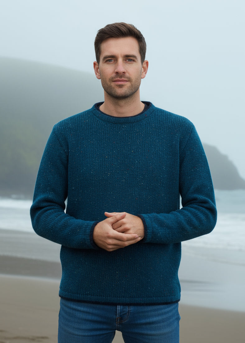 IrelandsEye Roundstone Sweater | Ink Marl