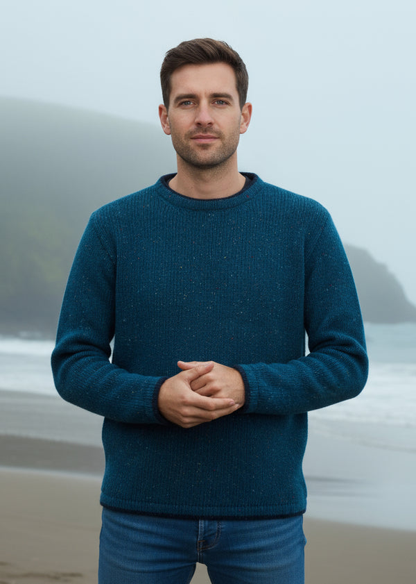 IrelandsEye Roundstone Sweater | Ink Marl