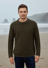IrelandsEye Men's Loden Roundstone Sweater