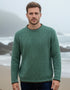 IrelandsEye Roundstone Sweater | Green Wave