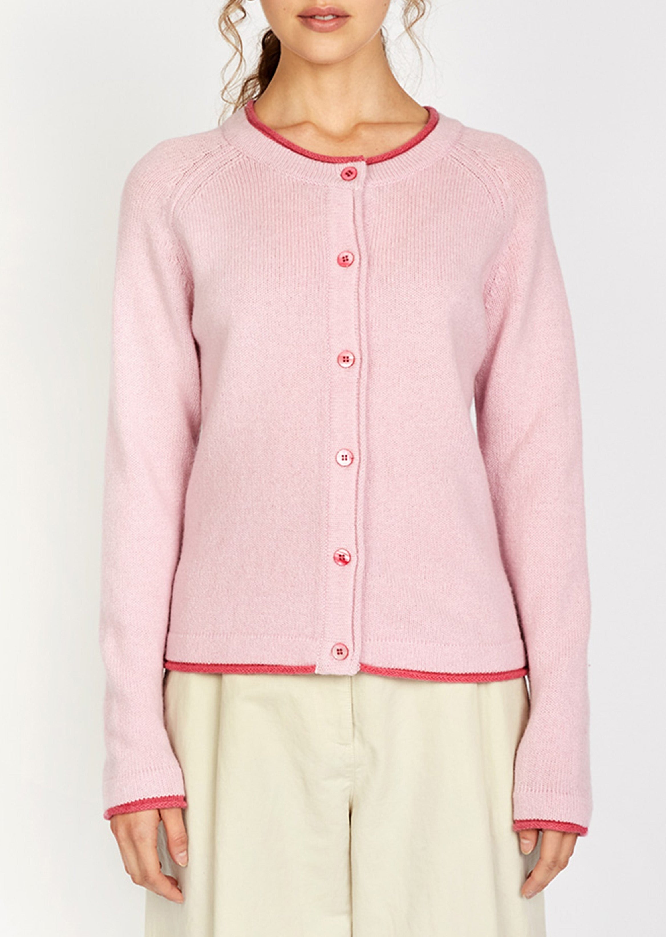 IrelandsEye Killiney Cardigan - Pink