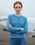 IrelandsEye Killiney Cardigan | Azure Blue