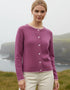 IrelandsEye Killiney Cardigan | Boysen Berry Wool-Cashmere Blend