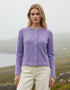 Ireland's Eye Killiney Cardigan - Wool Cashmere Blend | Paisley