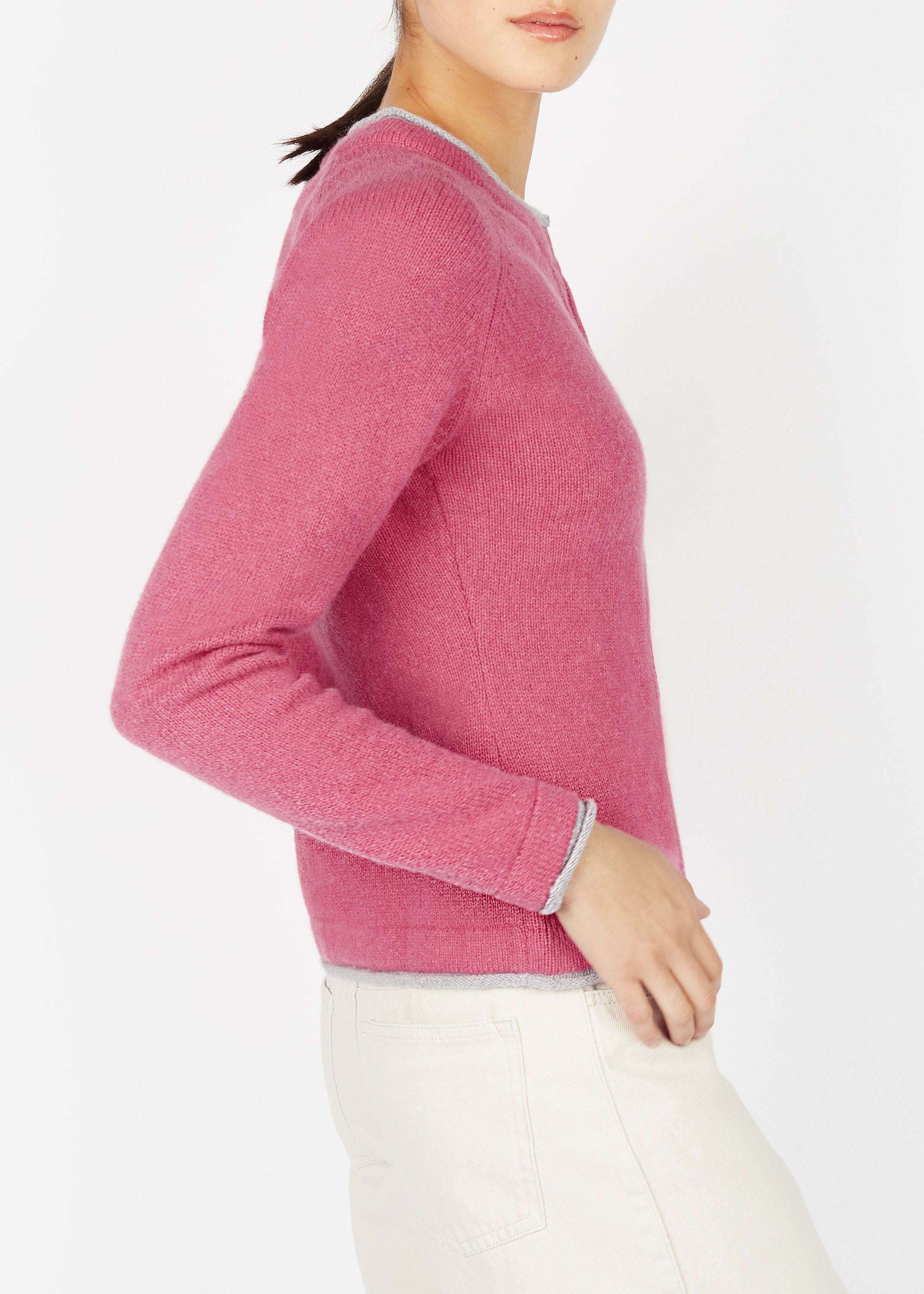 IrelandsEye Women's Killiney Cardigan | Rose Pink