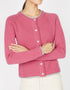 IrelandsEye Women's Killiney Cashmere Cardigan | Rose Pink