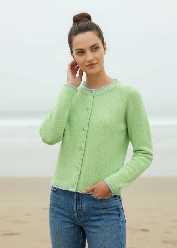 IrelandsEye Killiney Cardigan | Mint