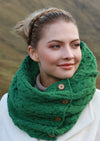 Aran Buttoned Snood