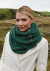 Aran Buttoned Snood